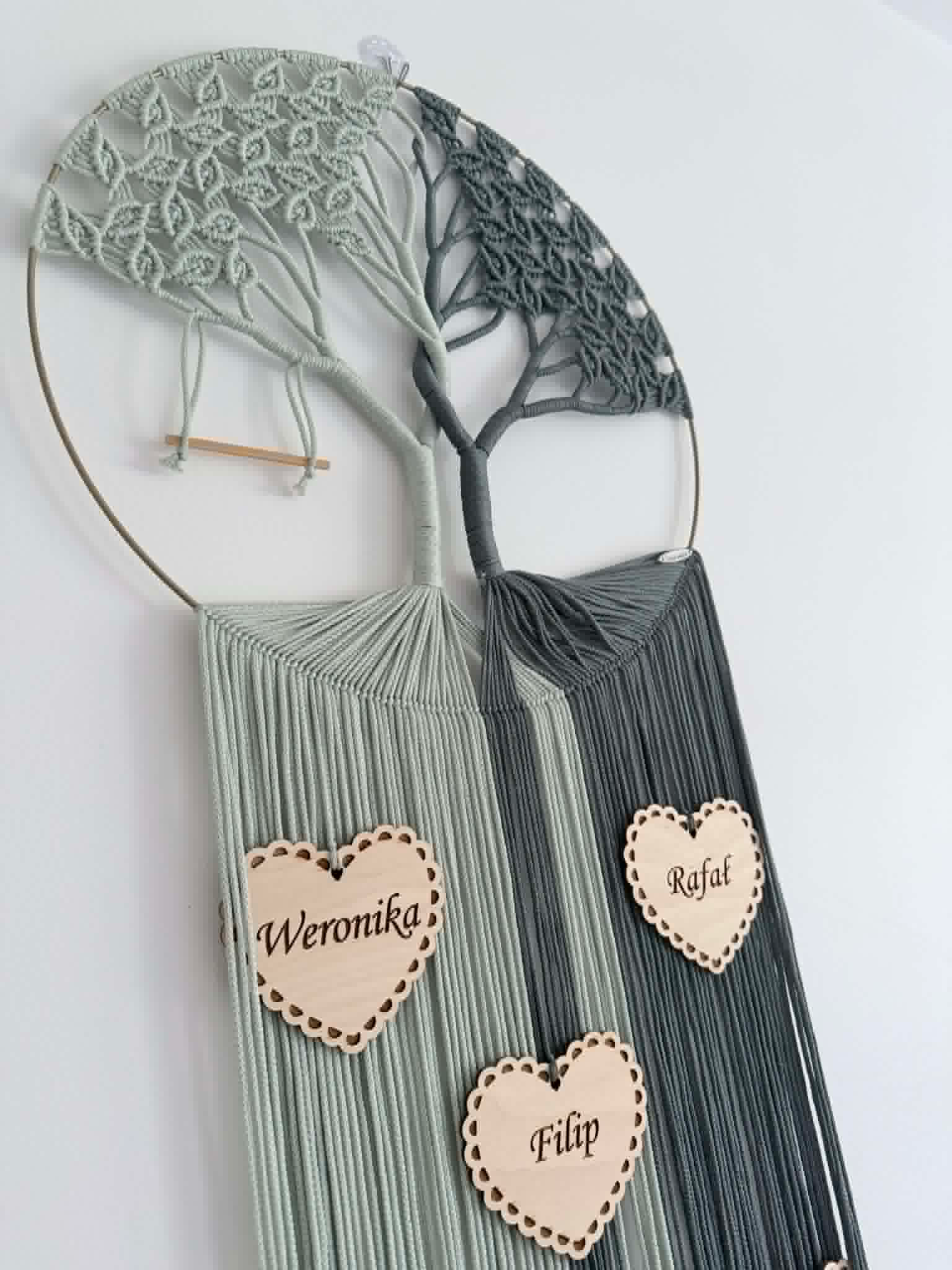 Personalizowana makrama „Drzewo Życia”